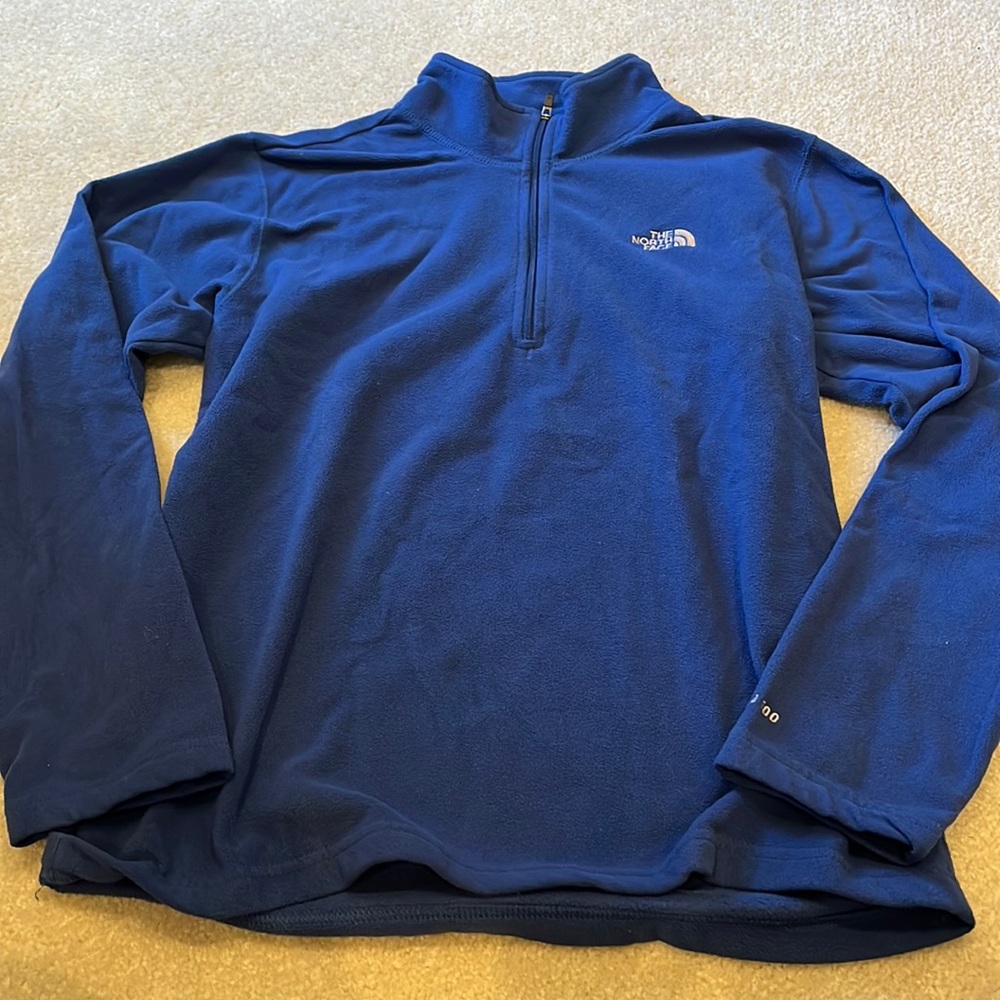Blue North Face Fleece